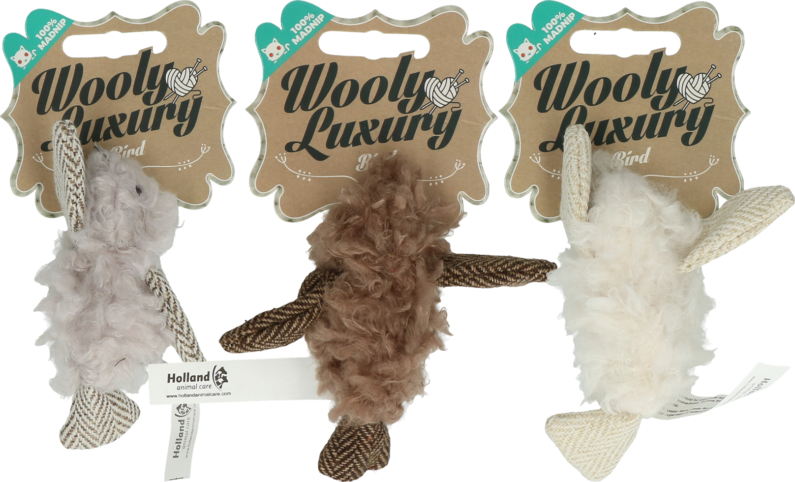 Wooly Luxury Vogel Grijs - Afbeelding 2