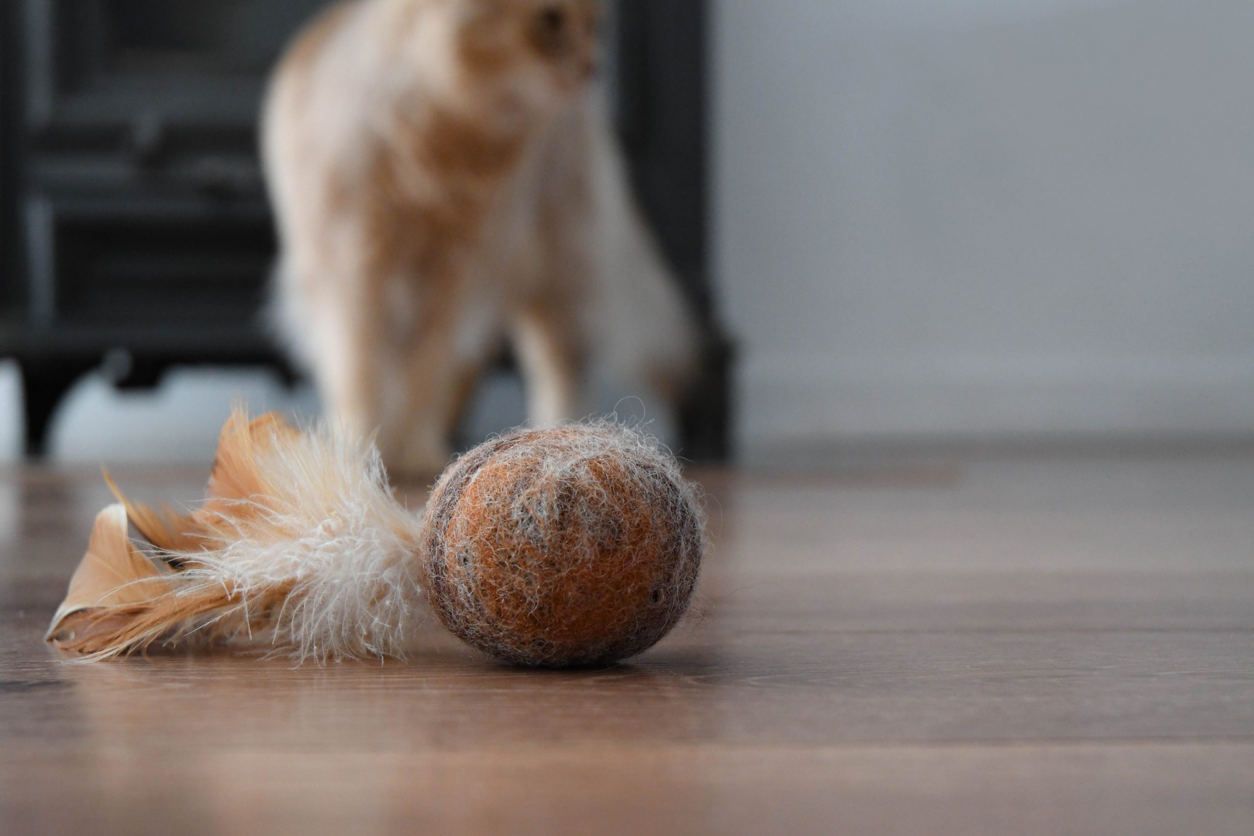 Wooly Luxury Feather Dream Ball Brown - Afbeelding 3