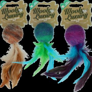 Wooly Luxury Feather Dream Ball Brown