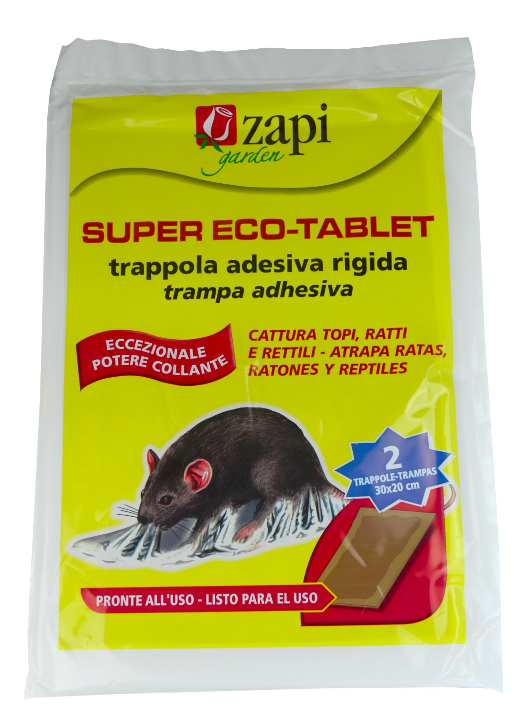 Zapi Super Tablet Rats&Mice sticky trap 28x19cm - Afbeelding 2