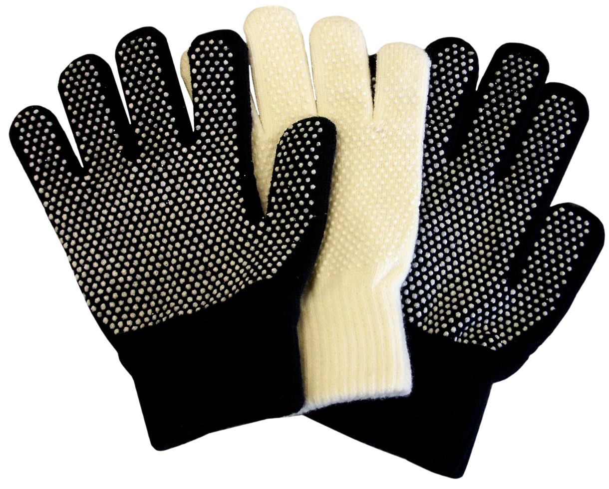 Rijhandschoen katoen G-grip Wit Magic