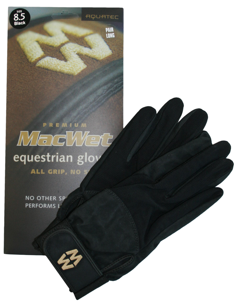 Rijhandschoen Micro Mesh Navy 10 Long