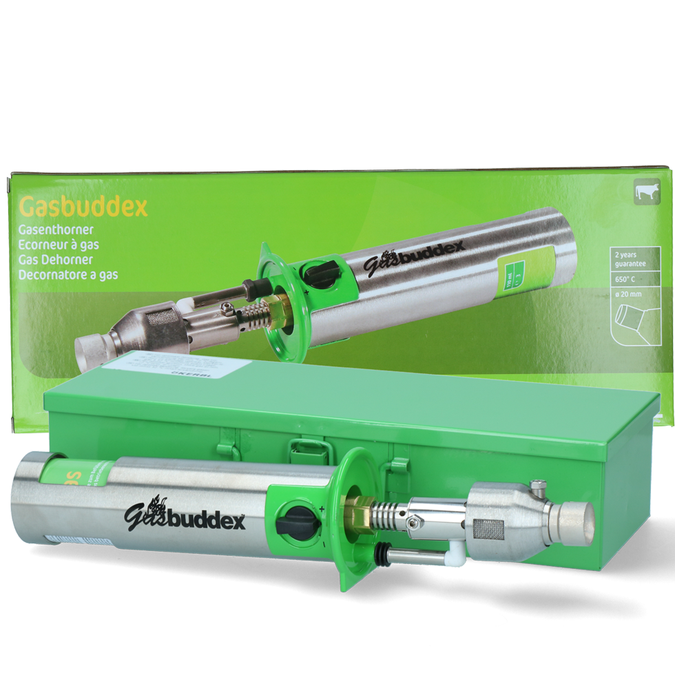 Onthoorner Gas met 20mm kop GasBuddex
