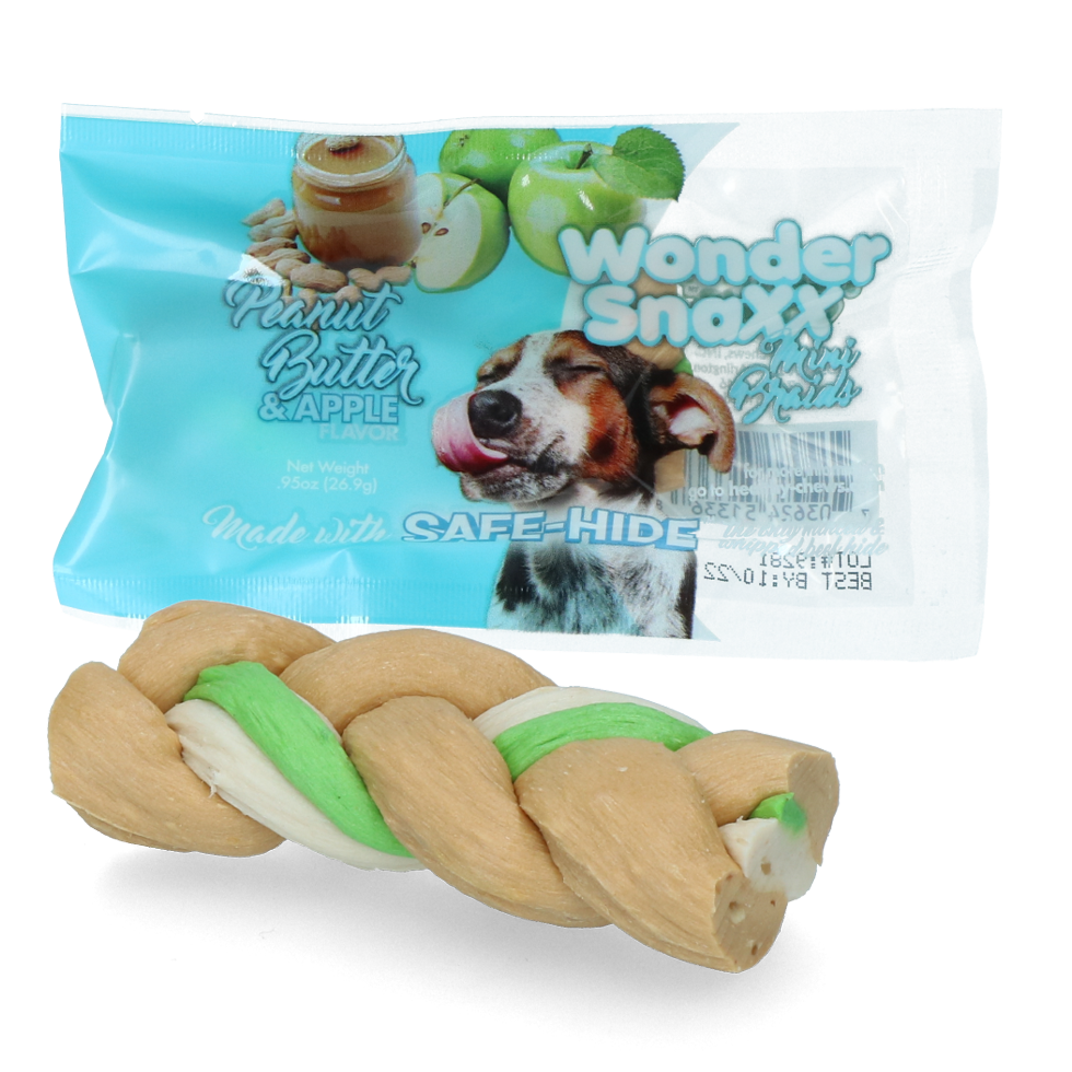 Wonder Snaxx MINI Braid pinda & appel testverpakking