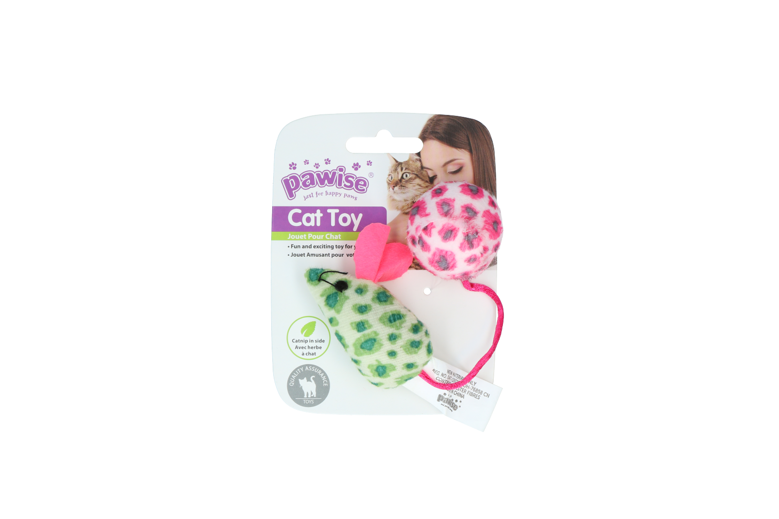 Pawise Cat Toy - Mice & Ball - Afbeelding 2