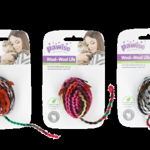 Pawise Meowmeow life - wool mouse