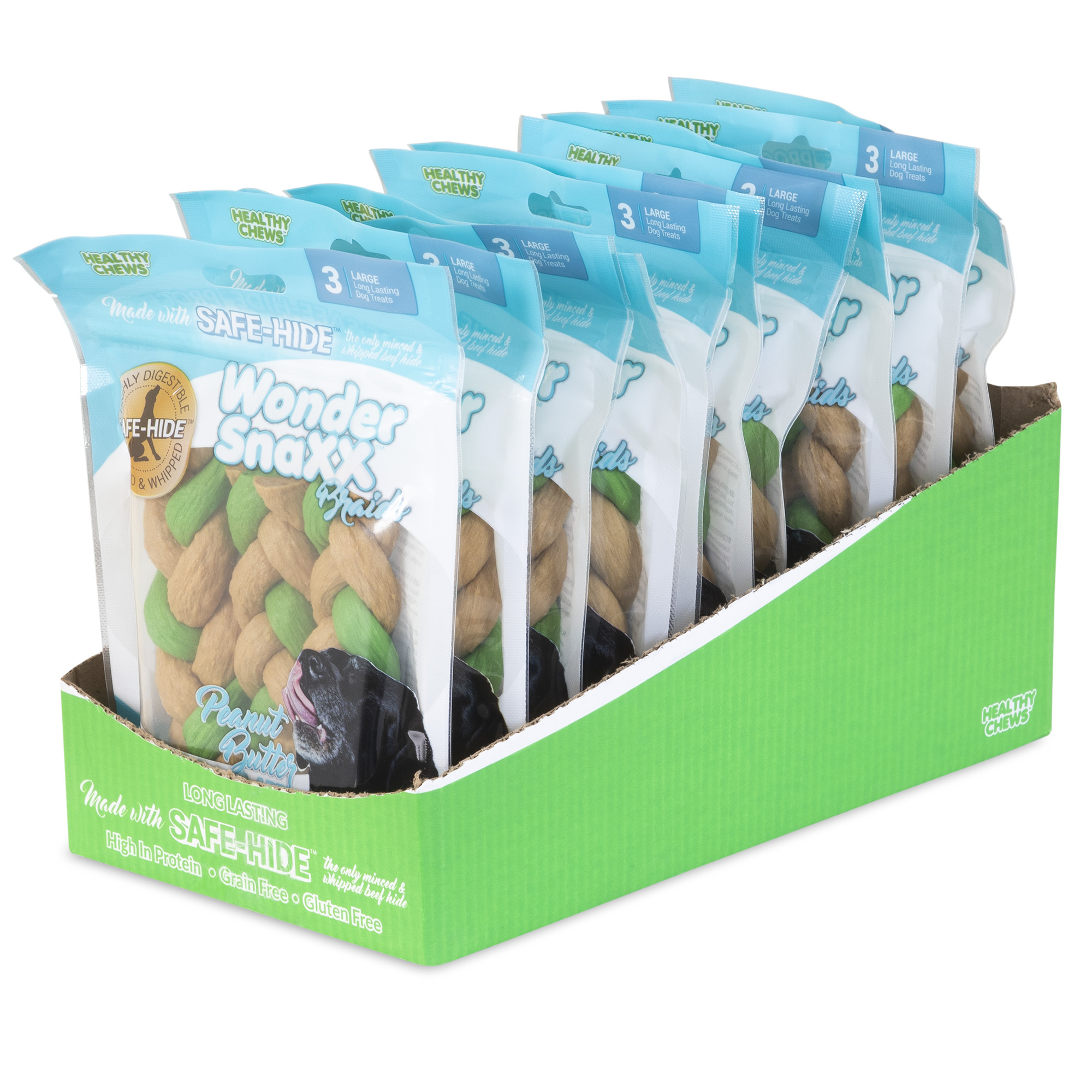 Wonder Snaxx Braid pinda en appel - Afbeelding 6
