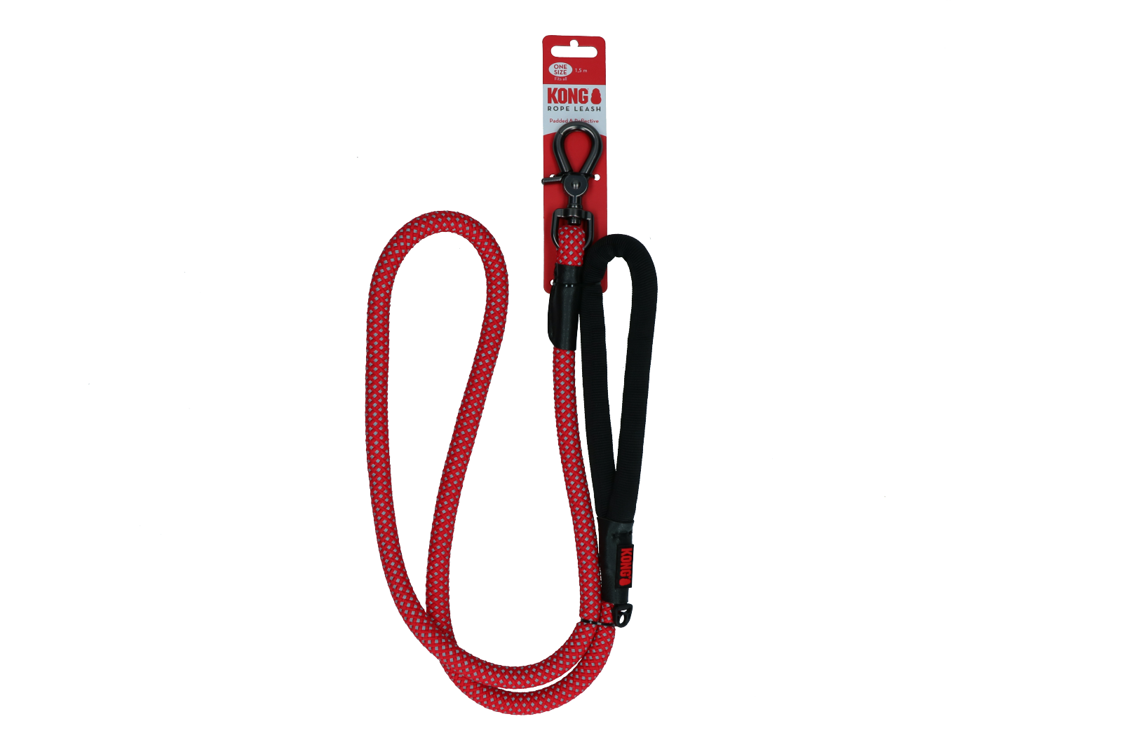 KONG Rope leash One Size Red - Afbeelding 3