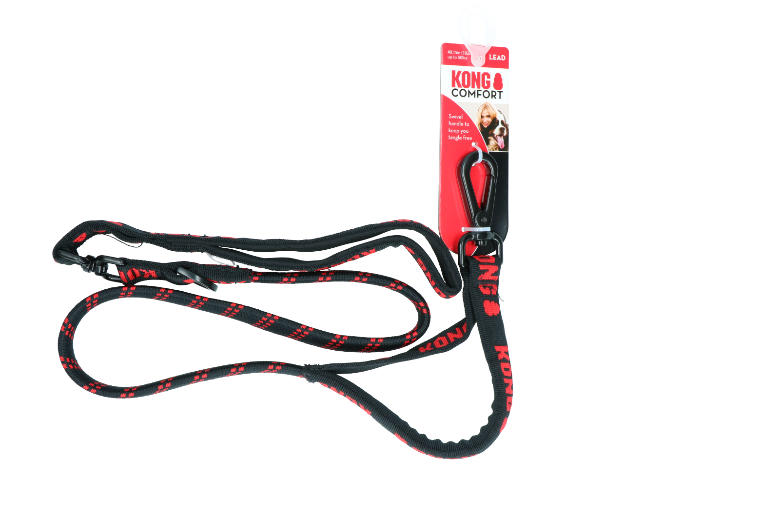 KONG Zero-shock leash One Size Black - Afbeelding 3