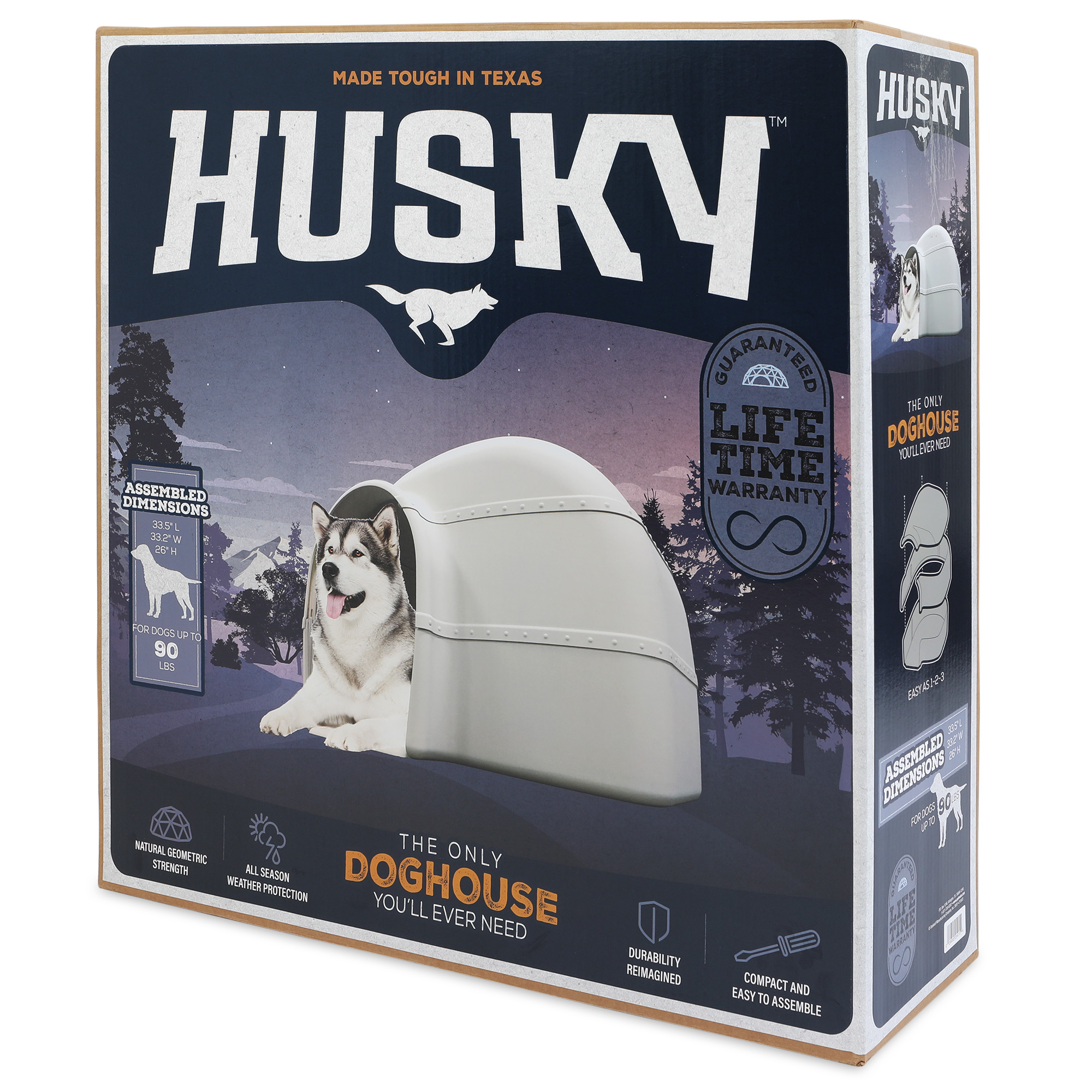 Petmate Husky Dog House 22-40kg - Afbeelding 2