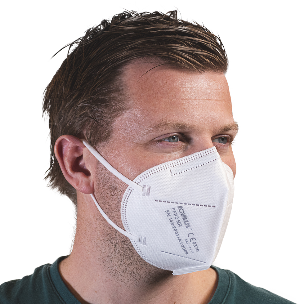 Mondmasker (halfgelaat, ademvrij) FFP2 - Afbeelding 2