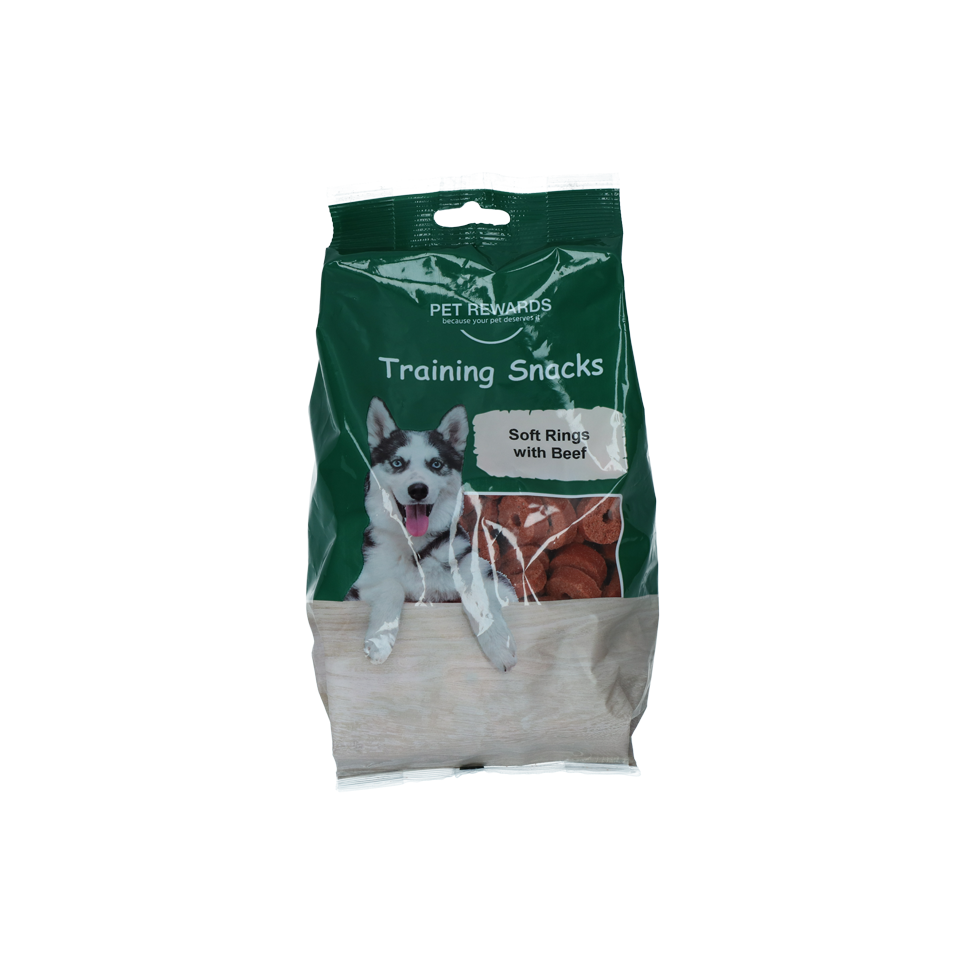 Pet Rewards Soft rings with beef - Afbeelding 2