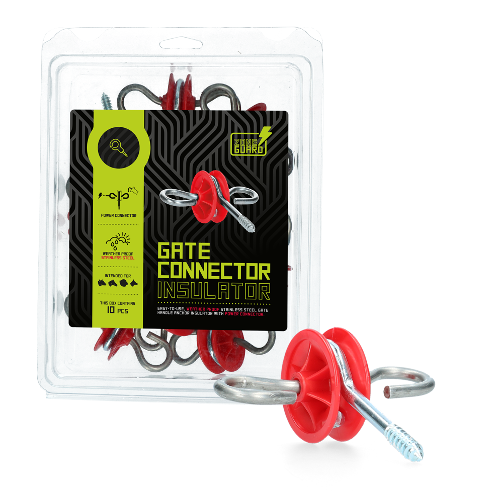 ZoneGuard Poortgreepankerisolator rood (RVS)