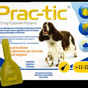 Prac-Tic 275 mg Teek&Vlo (11-22 kg) 3 pipet