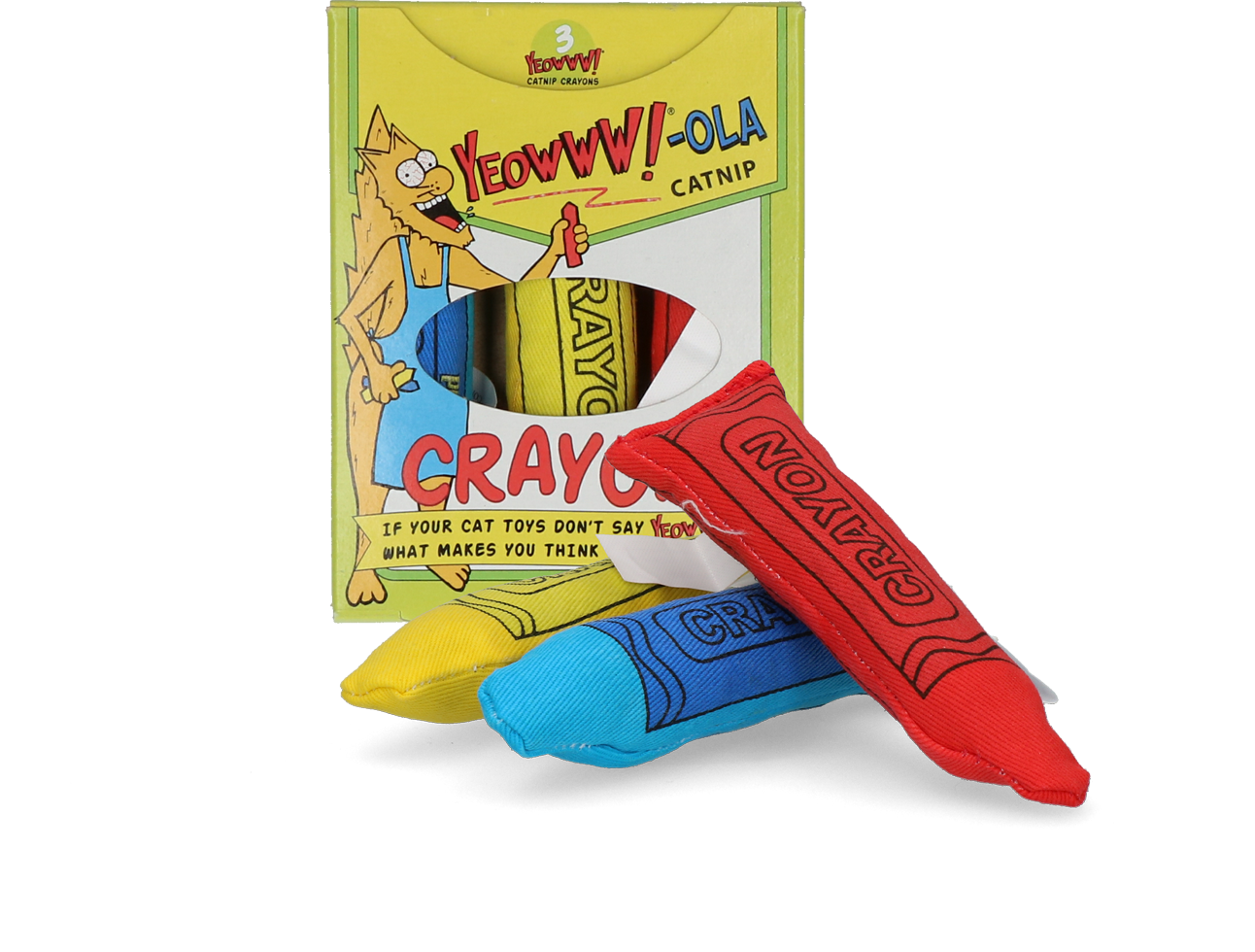 Yeowww!-ola Crayon 3-pk