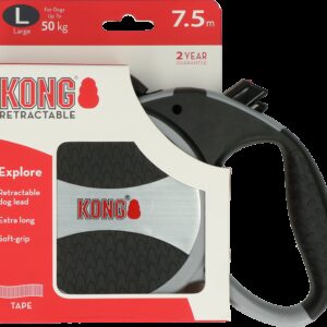 KONG Rollijn Explorer Grijs L (7,5m/50kg)
