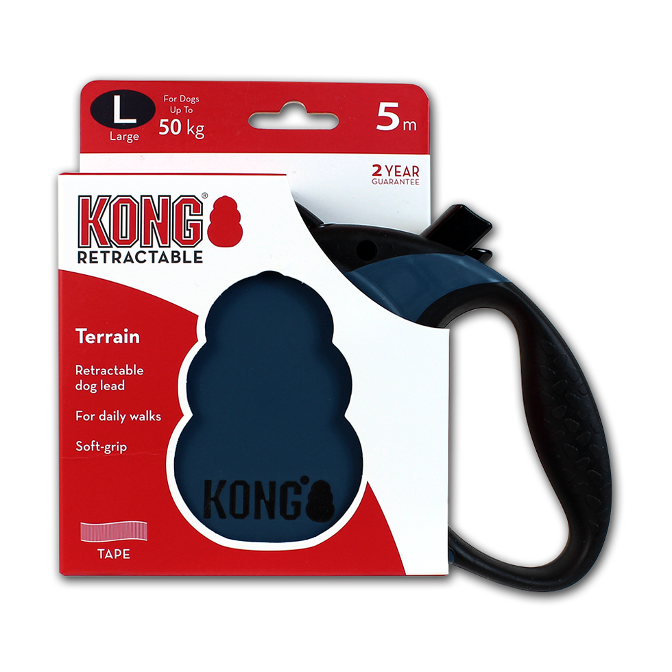 KONG Rollijn Terrain Blue L (5m/50kg) - Afbeelding 2