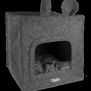 Let's sleep Pet Cave Chunk  Antraciet