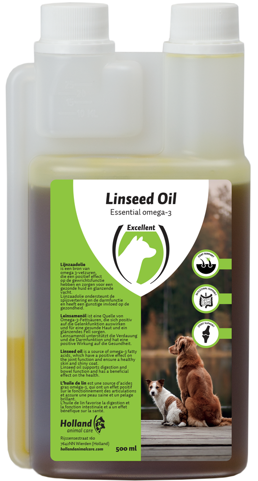 Linseed Oil (Lijnzaadolie) voor honden