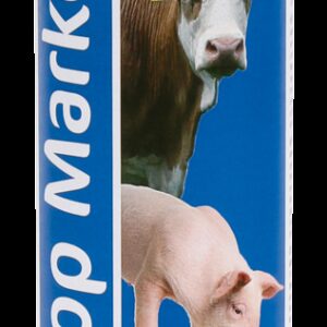 Merkspray voor vee blauw