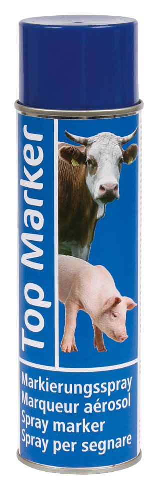 Merkspray voor vee blauw