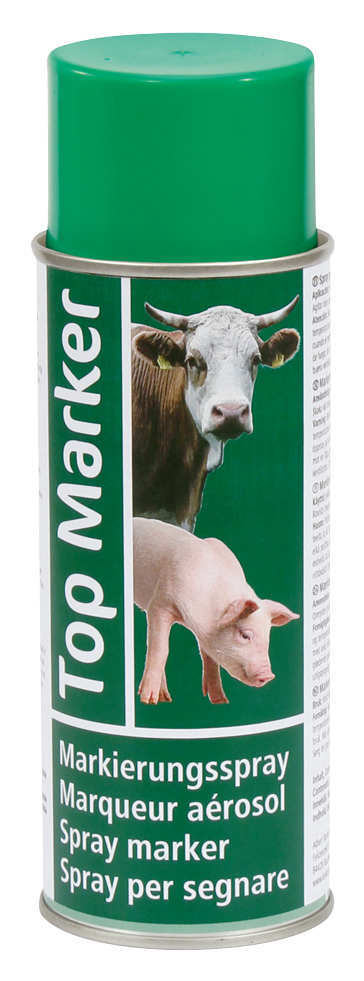 Merkspray voor vee groen