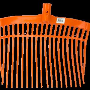 Mestvork kunststof oranje zonder steel