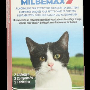 Milbemax Tabletten Kitten/Kat Klein R 2 tabl. 0,5-2kg
