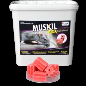 Muskil Blok Fluo-NP Rat&Muis (200x25g)