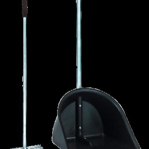 Mestboy opraapbak 78 cm + hark 85 cm zwart