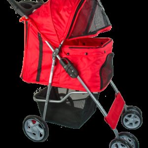 Pawise Pet Stroller Red
