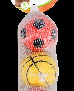 Sponge Ball 6 cm 3-pack