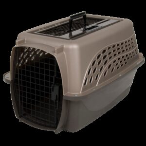 Petmate 2 Door Top Load Kennel S Brown
