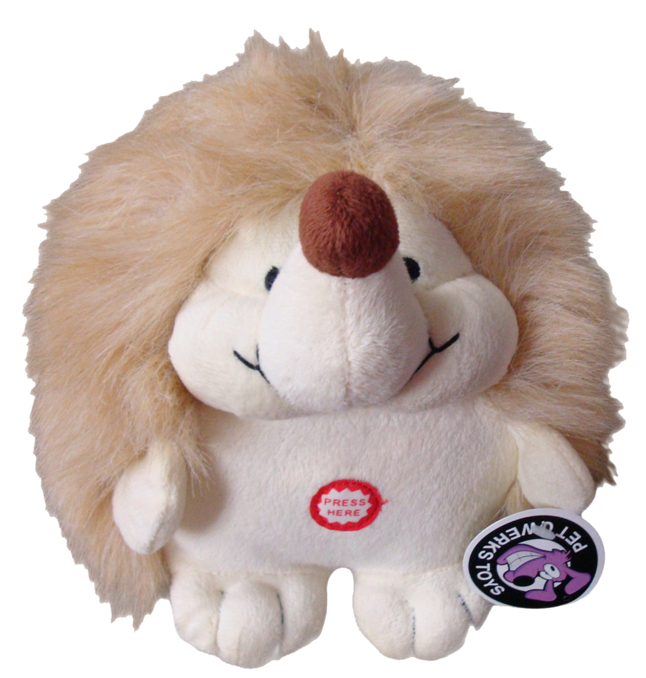 Pet Qwerks Plush Hedgehog Large 17,5 cm