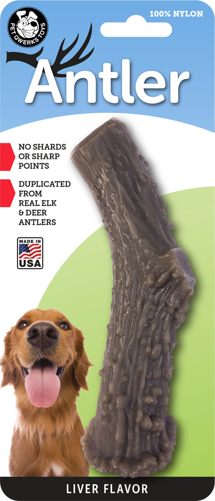 Pet Qwerks Nylon Liver Antler L 15 cm
