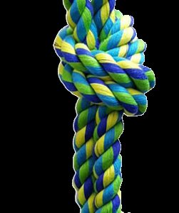 Pet Qwerks Jingle X-Tire Ball Tug & Toss Small