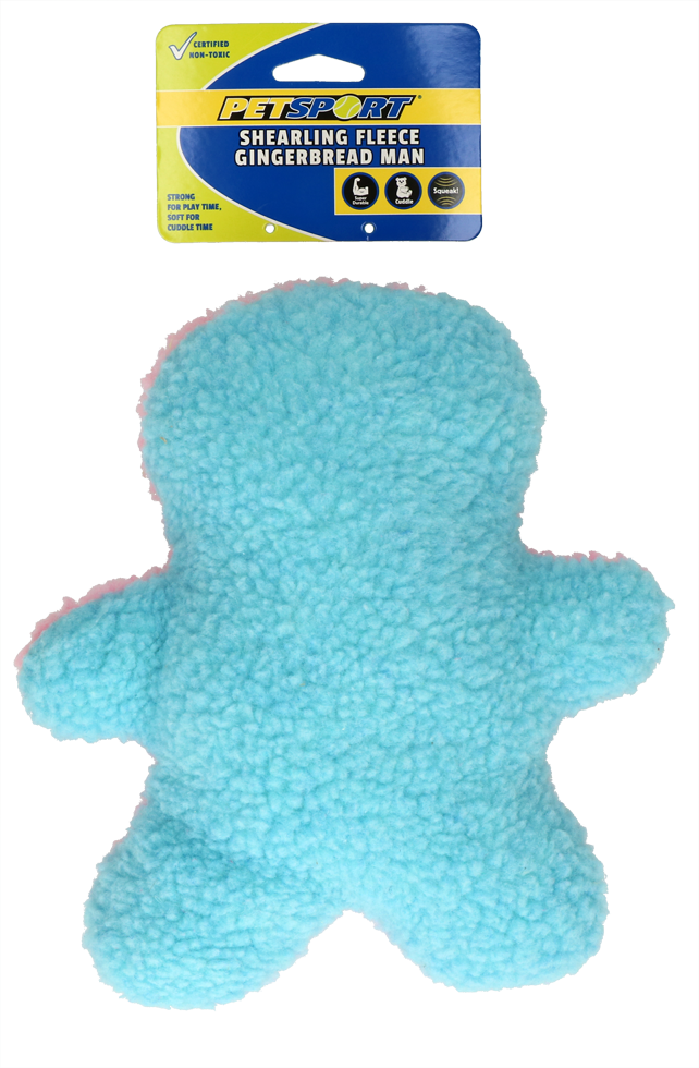 Shearling Fleece Gingerbread Man