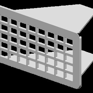 RenoFix RVS Renovatierooster 5 x 10,5 cm