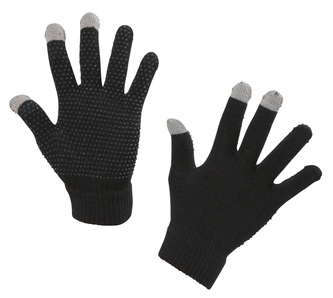 Rijhandschoen Magic Touch zwart 1size4all - Afbeelding 2