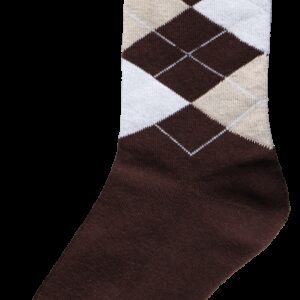 Ruitersok bruin/beige/wit 43-46