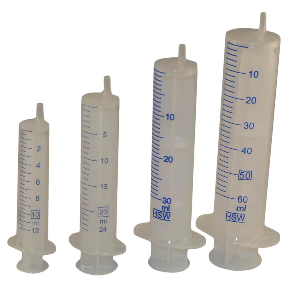 Wegwerpspuit 2-delig Luer Slip 50ml