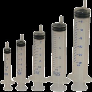Wegwerpspuit 3-delig Slip 3ml