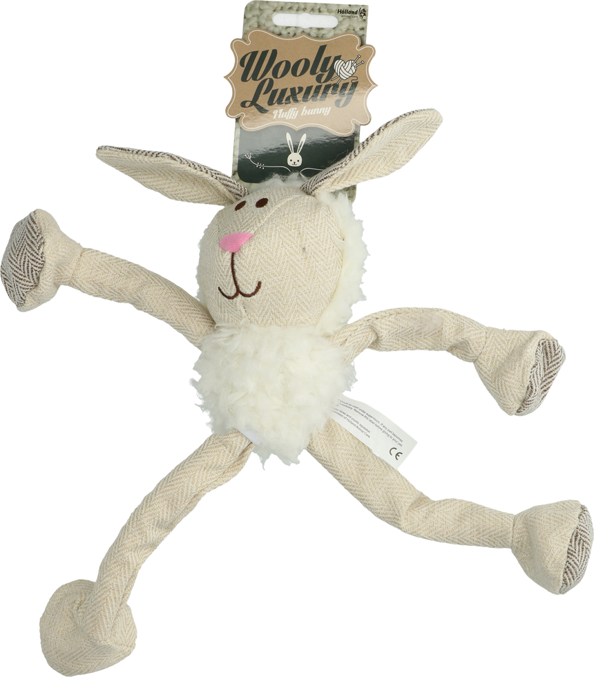 Wooly Luxury Fluffy Konijn Wit