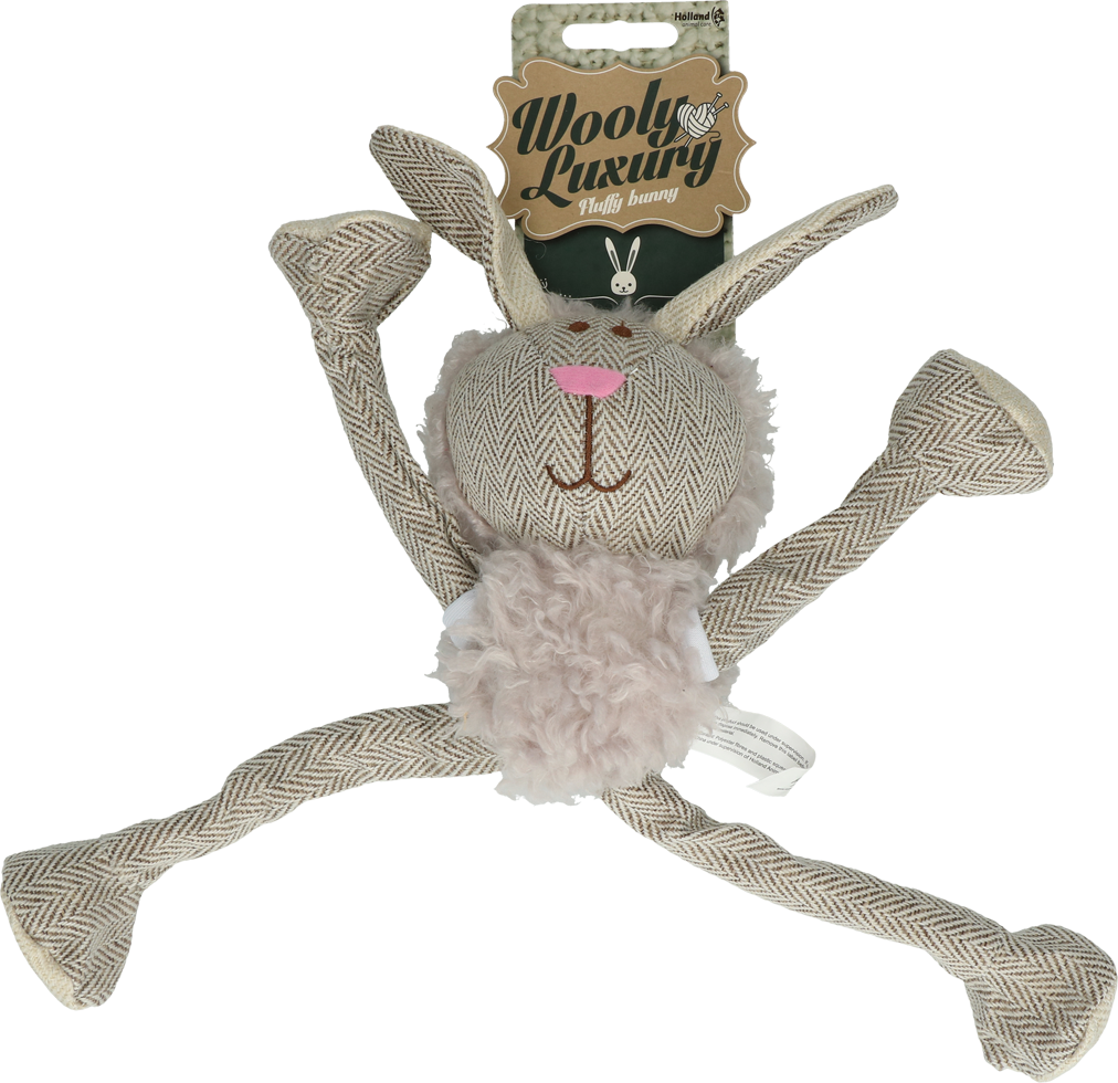 Wooly Luxury Fluffy Konijn Grijs