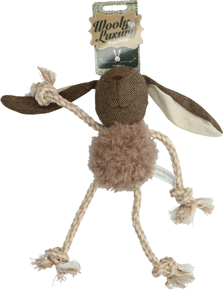 Wooly Luxury Ropy Konijn Bruin