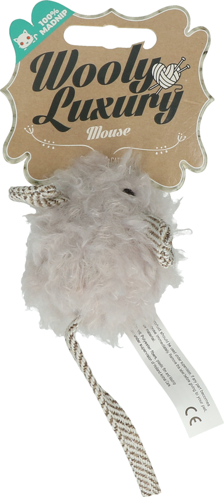 Wooly Luxury Muis Grijs