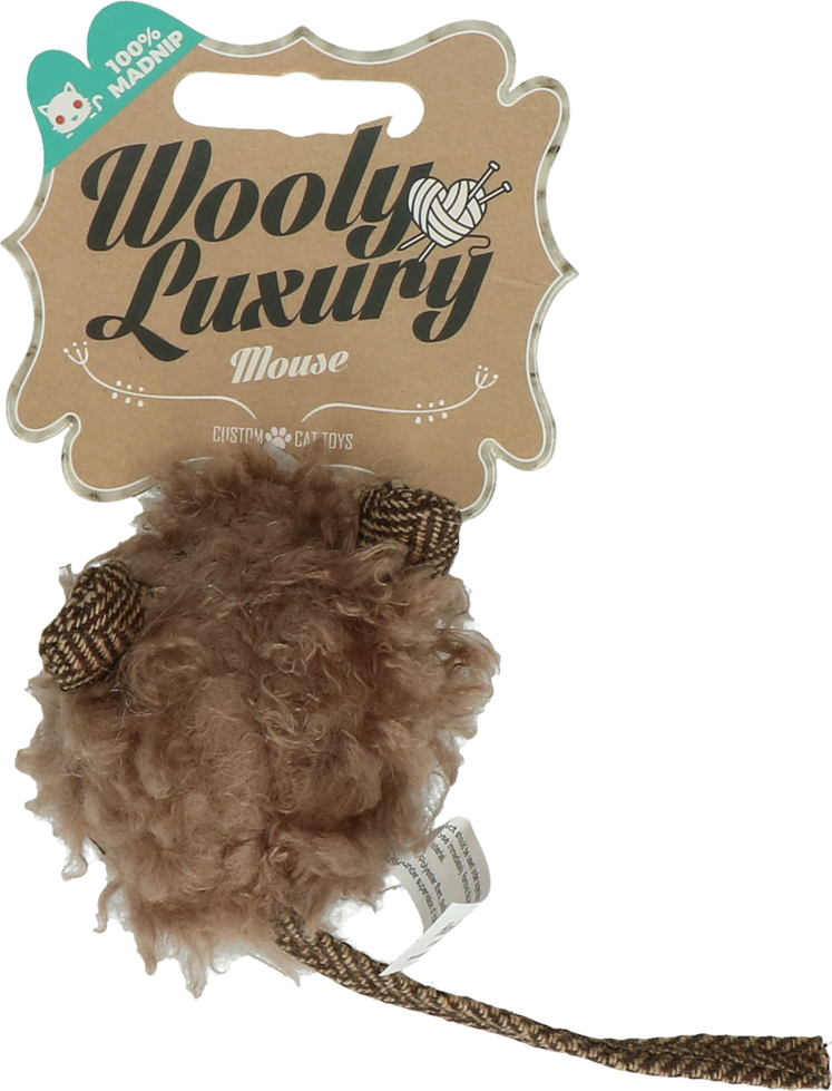 Wooly Luxury Muis Bruin