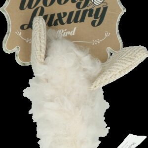 Wooly Luxury Vogel Wit