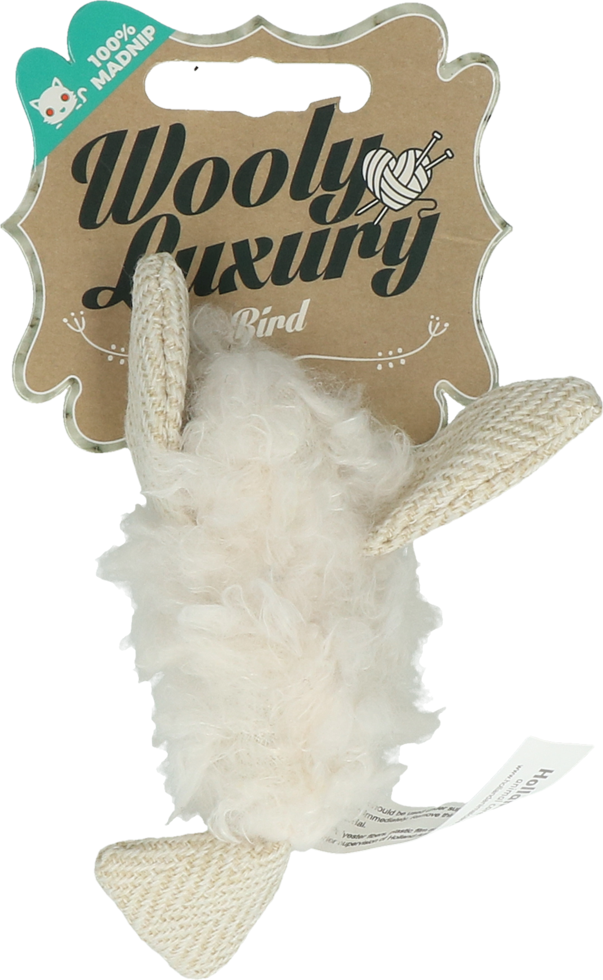 Wooly Luxury Vogel Wit