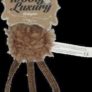 Wooly Luxury Octopus Brown